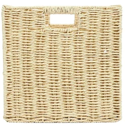 Cube de rangement tresse pliable 30x30xh30cm