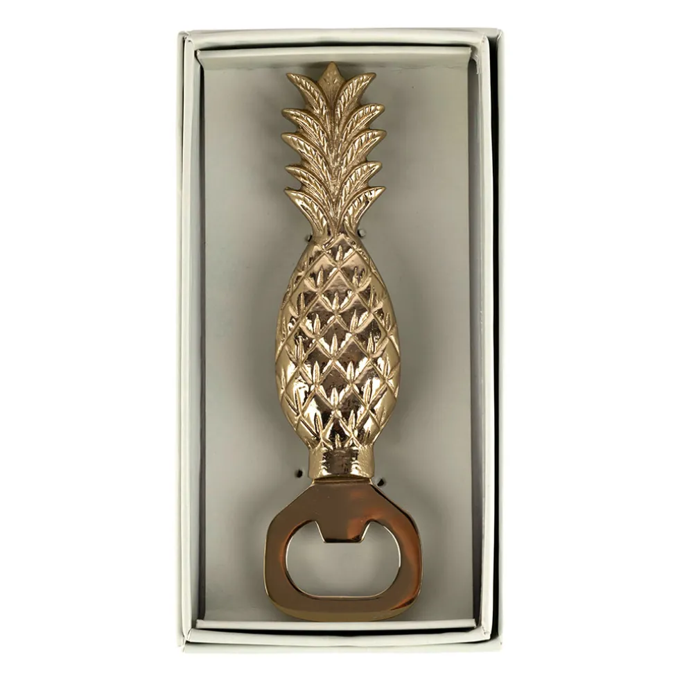 Décapsuleur ananas doré - Tropic Étoile