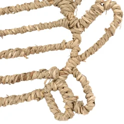 Déco crabe en jonc de mer naturel - borneo