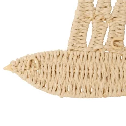Déco murale oiseau en corde naturel - Magic blue