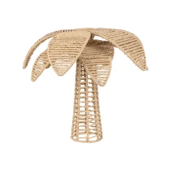 Déco petit palmier en corde et fer naturel h35cm - Palma