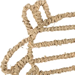 Déco trio de crabes en jonc de mer naturel - borneo