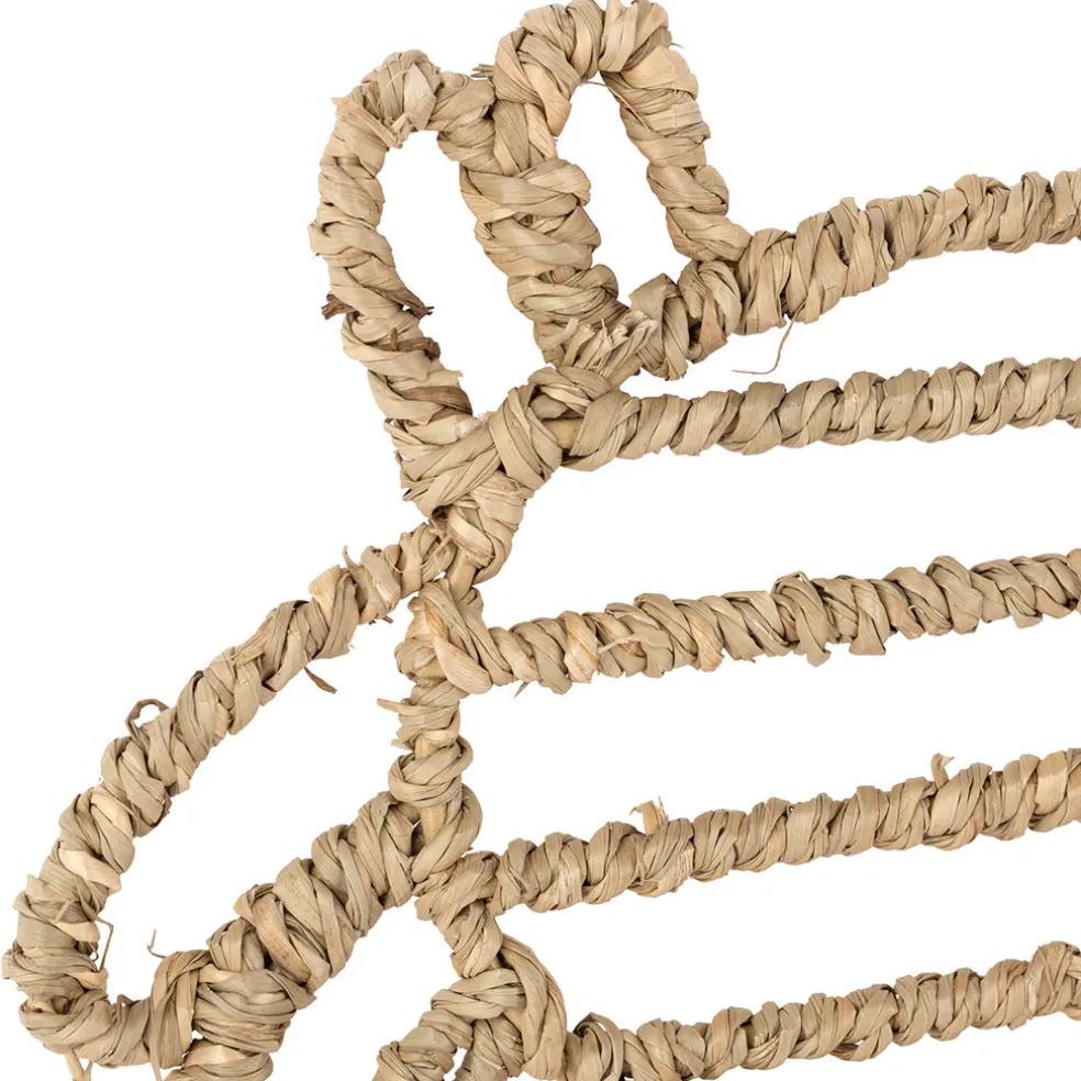 Déco trio de crabes en jonc de mer naturel - borneo