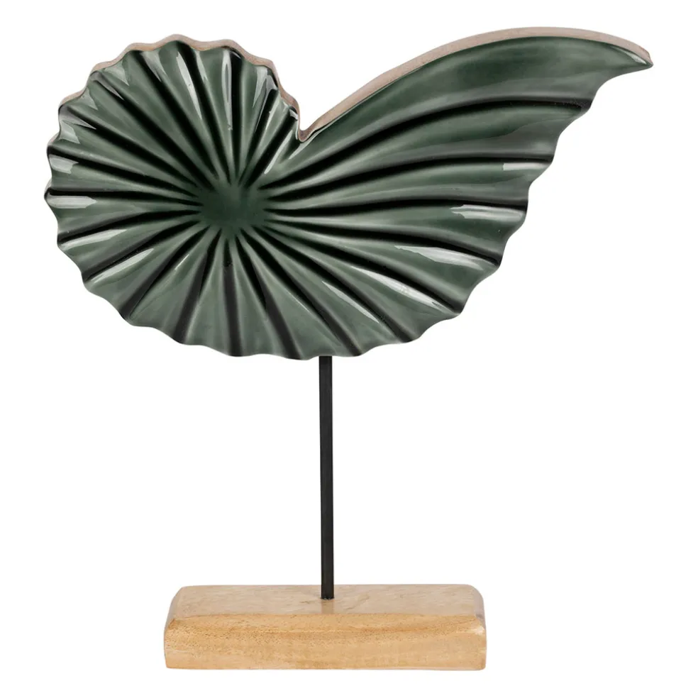 Décoration en manguier et fer émeraude - Amarres