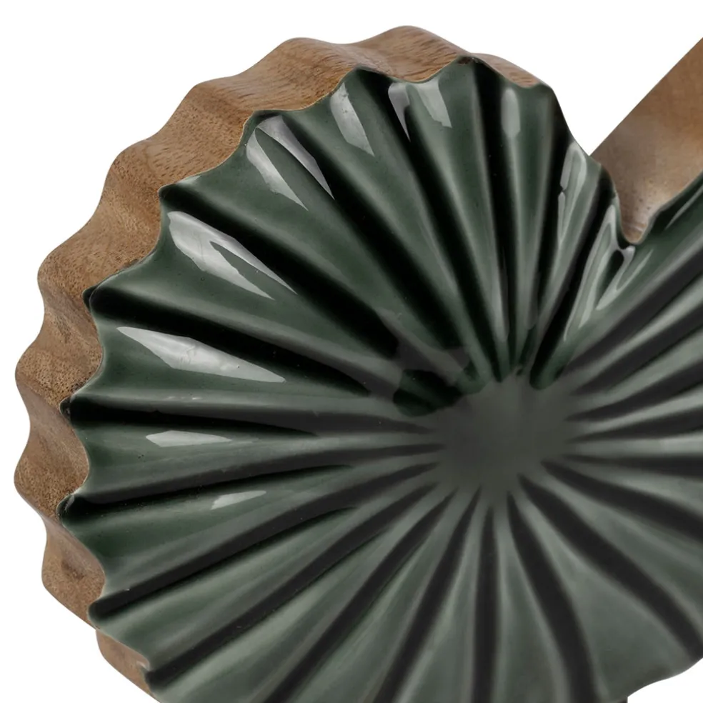 Décoration en manguier et fer émeraude - Amarres