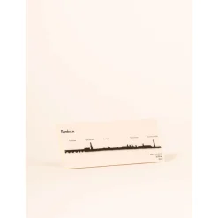 Décoration murale ligne bordeaux 50cm noir