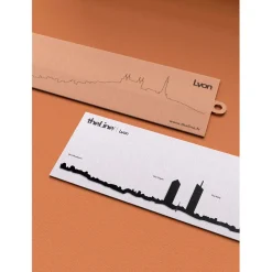 Décoration murale ligne lyon 50cm noir