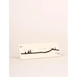 Décoration murale ligne lyon 50cm noir