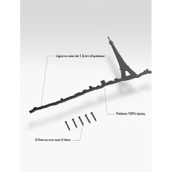 Décoration murale ligne Paris 50cm