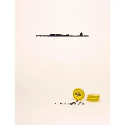 Décoration murale ligne toulouse 50cm noir