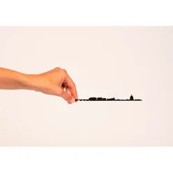 Décoration murale ligne toulouse 50cm noir