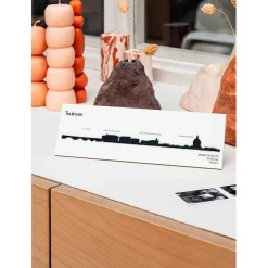 Décoration murale ligne toulouse 50cm noir