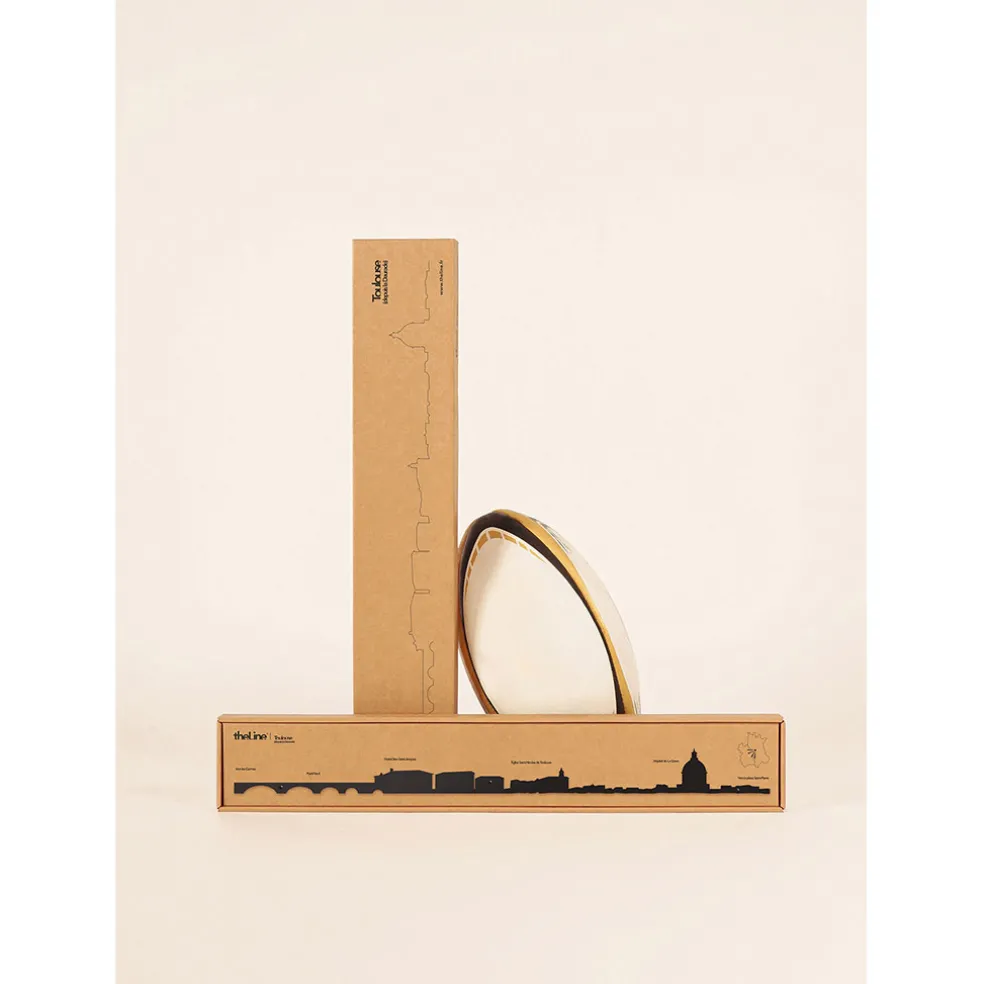 Décoration murale ligne toulouse 50cm noir