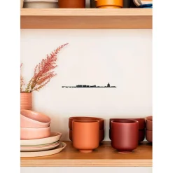 Décoration murale ligne venise 50cm noir