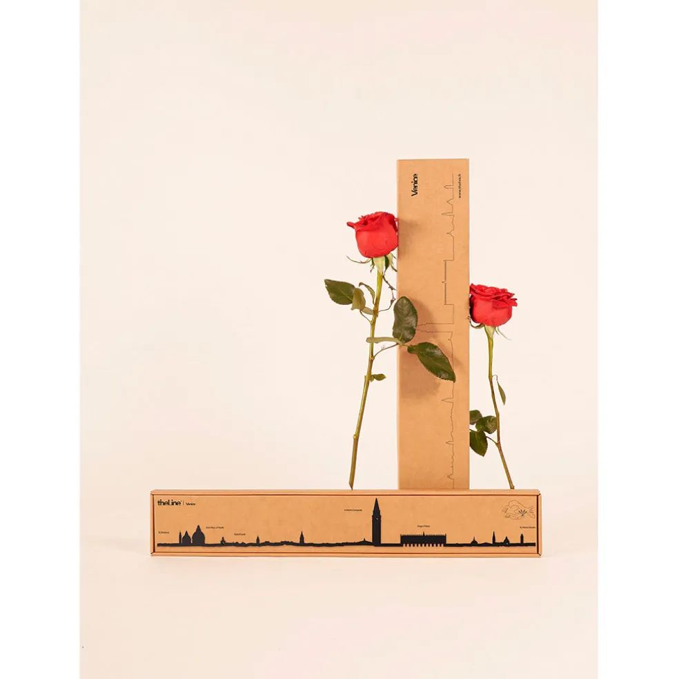 Décoration murale ligne venise 50cm noir