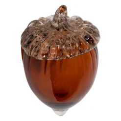 Deco gland en verre doré et ambre - Chêne