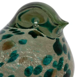 Deco moineau emeraude et doré - Serin