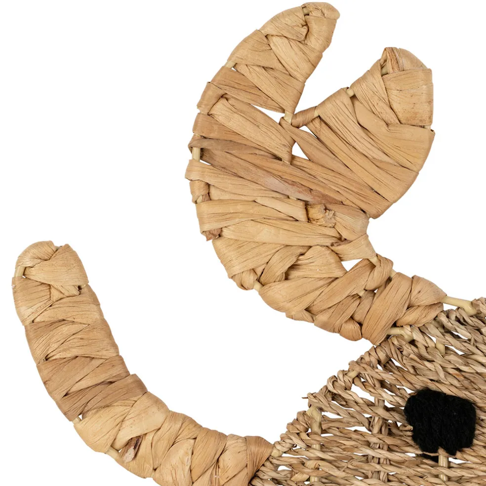 Deco murale crabe en jonc de mer naturel - Eté A La Mer