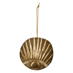 Deco murale demi-œil en laiton doré - Tropic Étoile