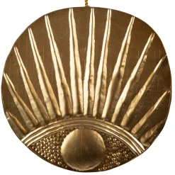 Deco murale demi-œil en laiton doré - Tropic Étoile