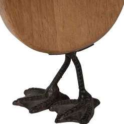 Deco oie en bois naturel et noir - Campagne