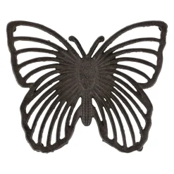 Dessous de plat en fonte brun 19.5x16cm - Papillon