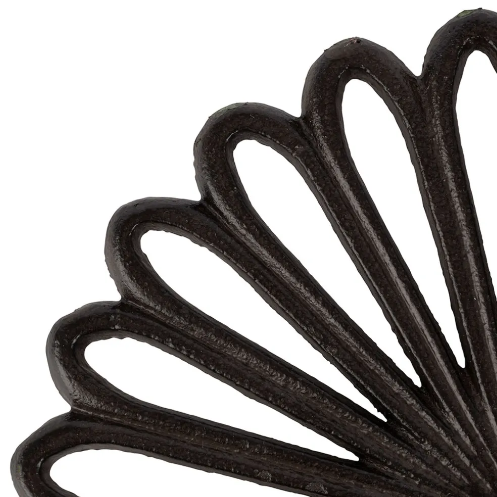 Dessous de plat en fonte brun d20cm - Rhodonea