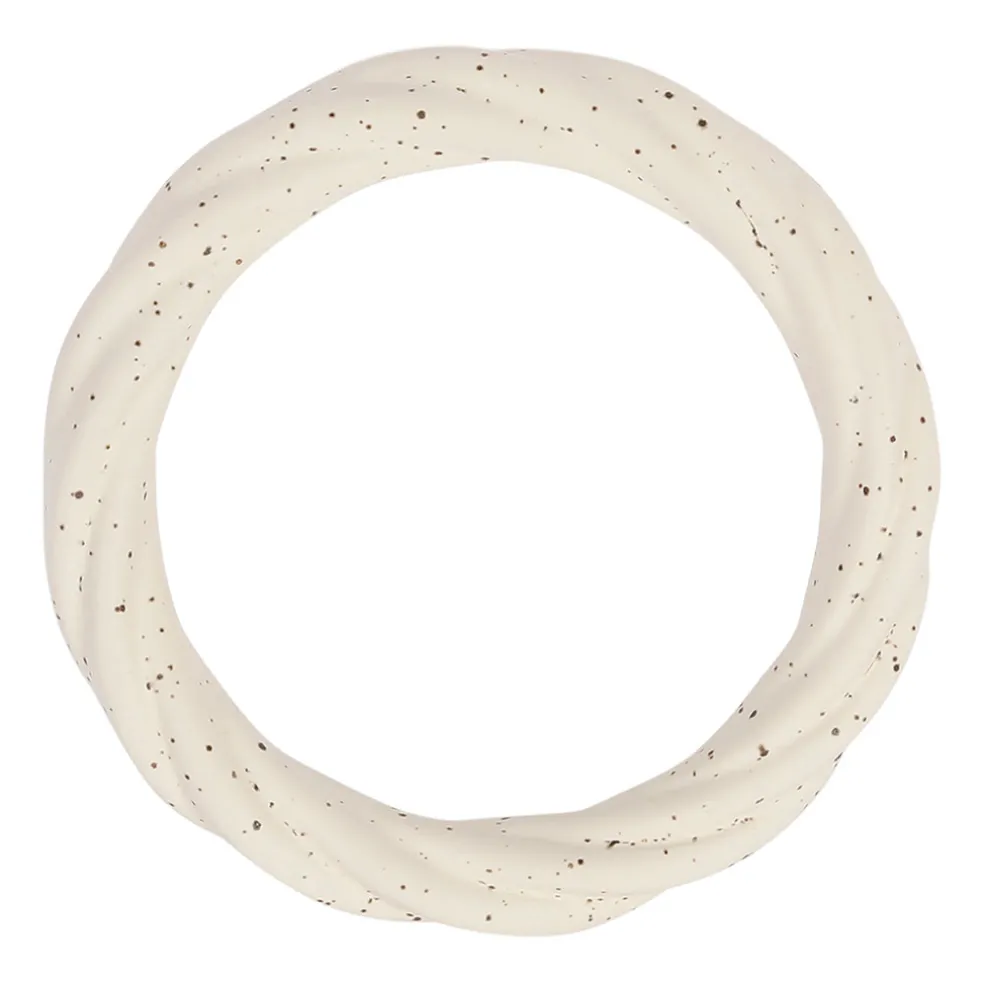 Dessous de plat en grès beige d15cm - Aurore