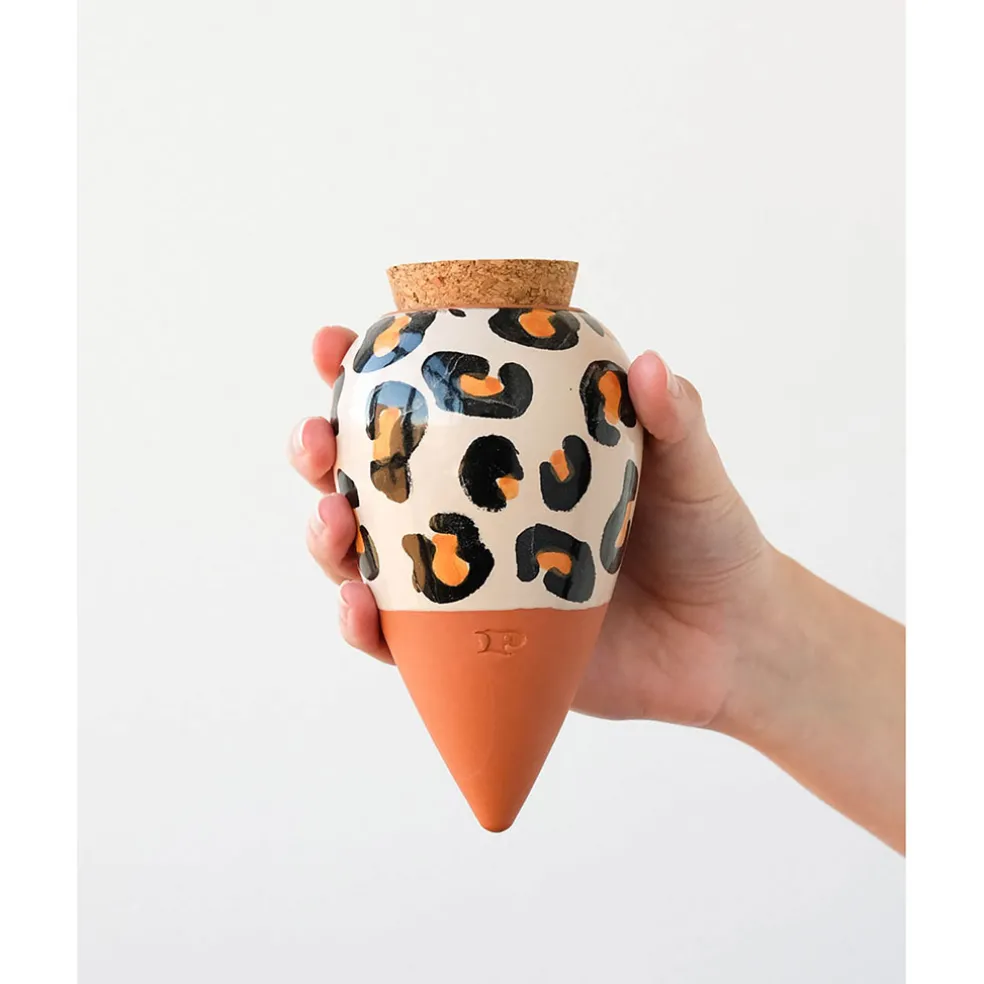 Diffuseur d'eau en argile Léopard 25cl - Olla