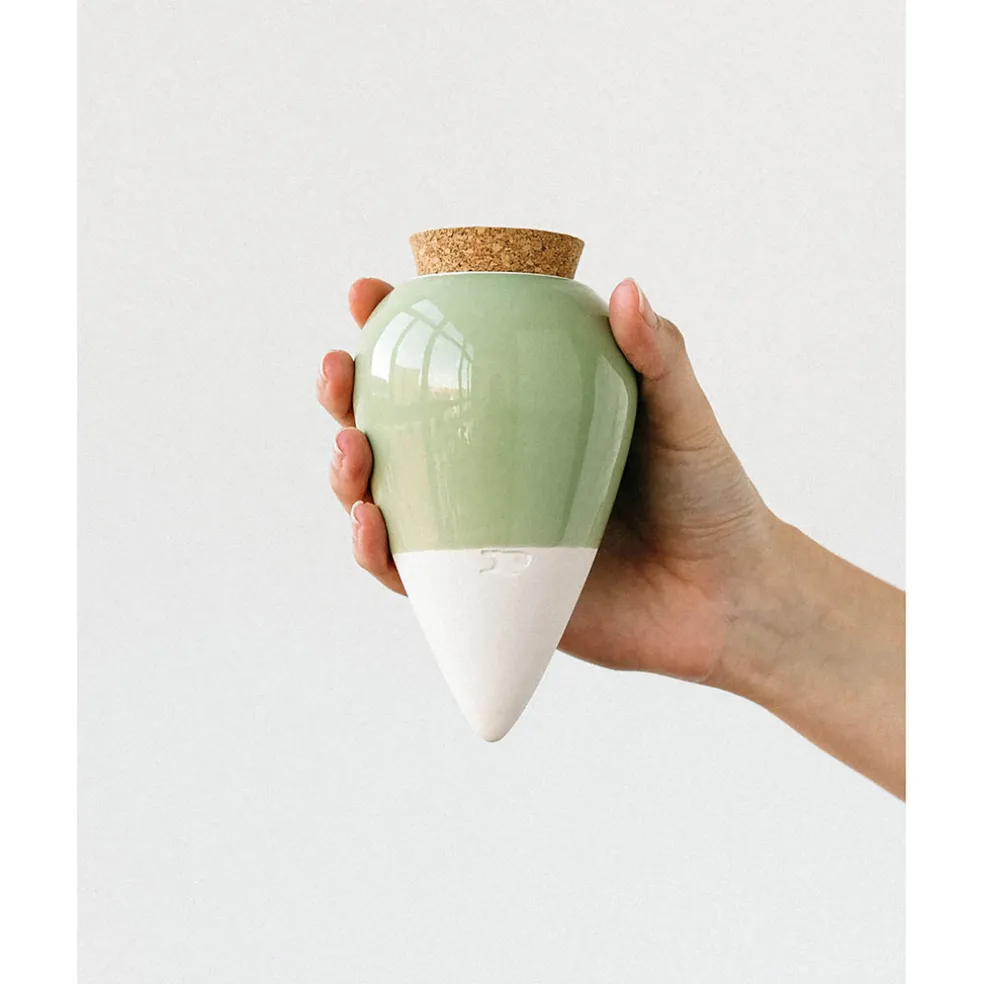 Diffuseur d'eau en argile vert 25cl - Olla