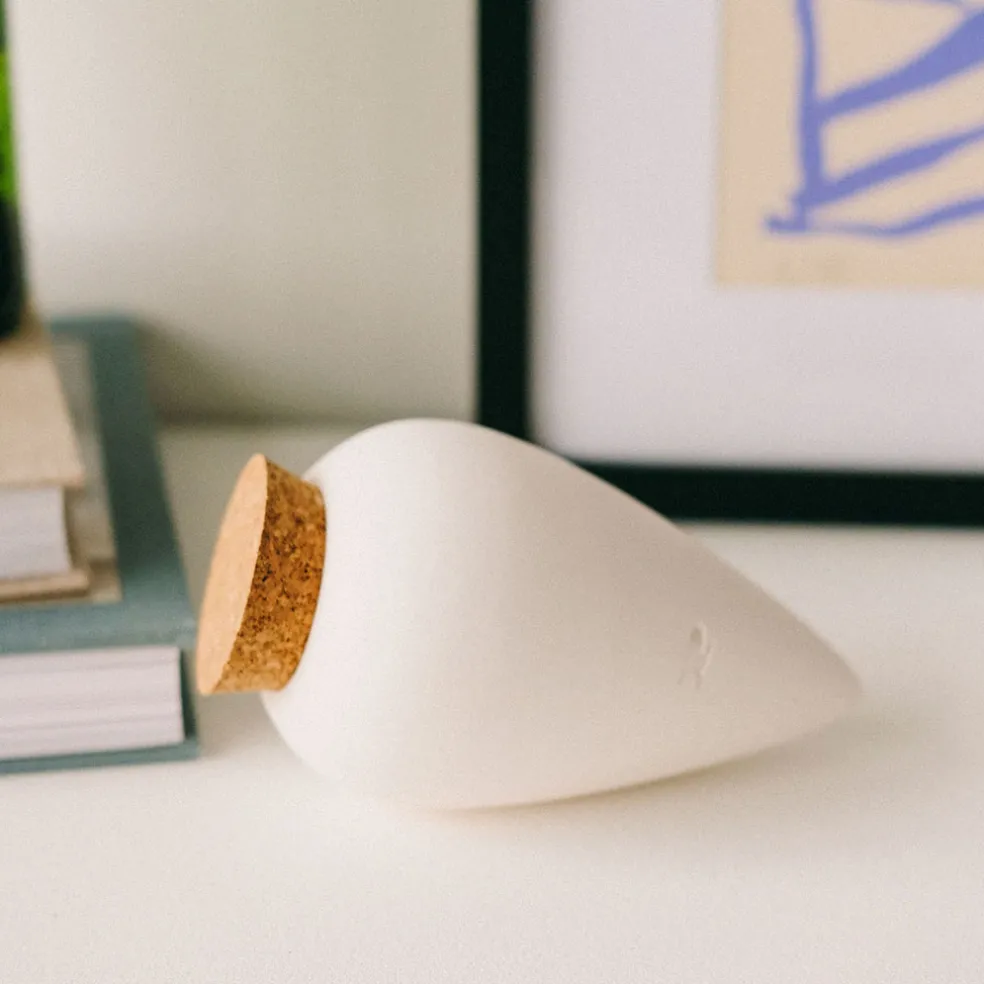 Diffuseur d'eau en argile blanc pur 25cl - Olla