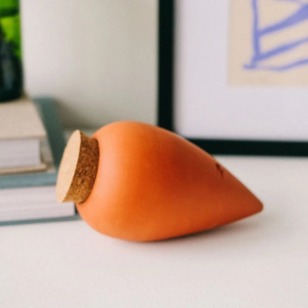 Diffuseur d'eau en argile terracotta 25cl - Olla