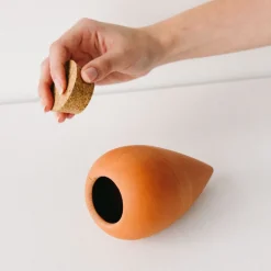 Diffuseur d'eau en argile terracotta 25cl - Olla