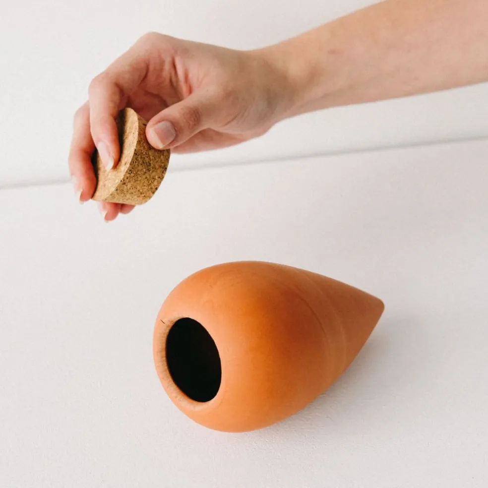 Diffuseur d'eau en argile terracotta 25cl - Olla