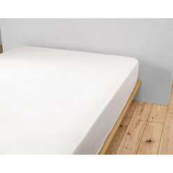 Drap housse chantilly en gaze de coton 160x200cm - Gaia