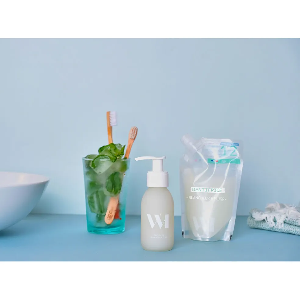 Eco-recharge dentifrice menthe blancheur et fluor 180ml