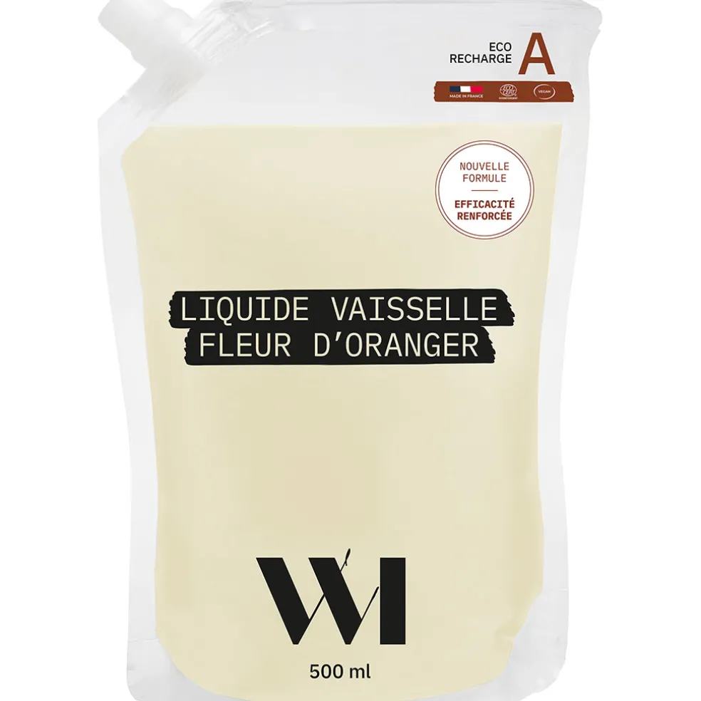 Eco-recharge iquide vaisselle fleur d'oranger 500ml
