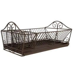 Egouttoir 4 casiers en fer - campagne