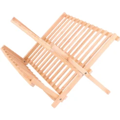 Egouttoir à vaisselle en bambou