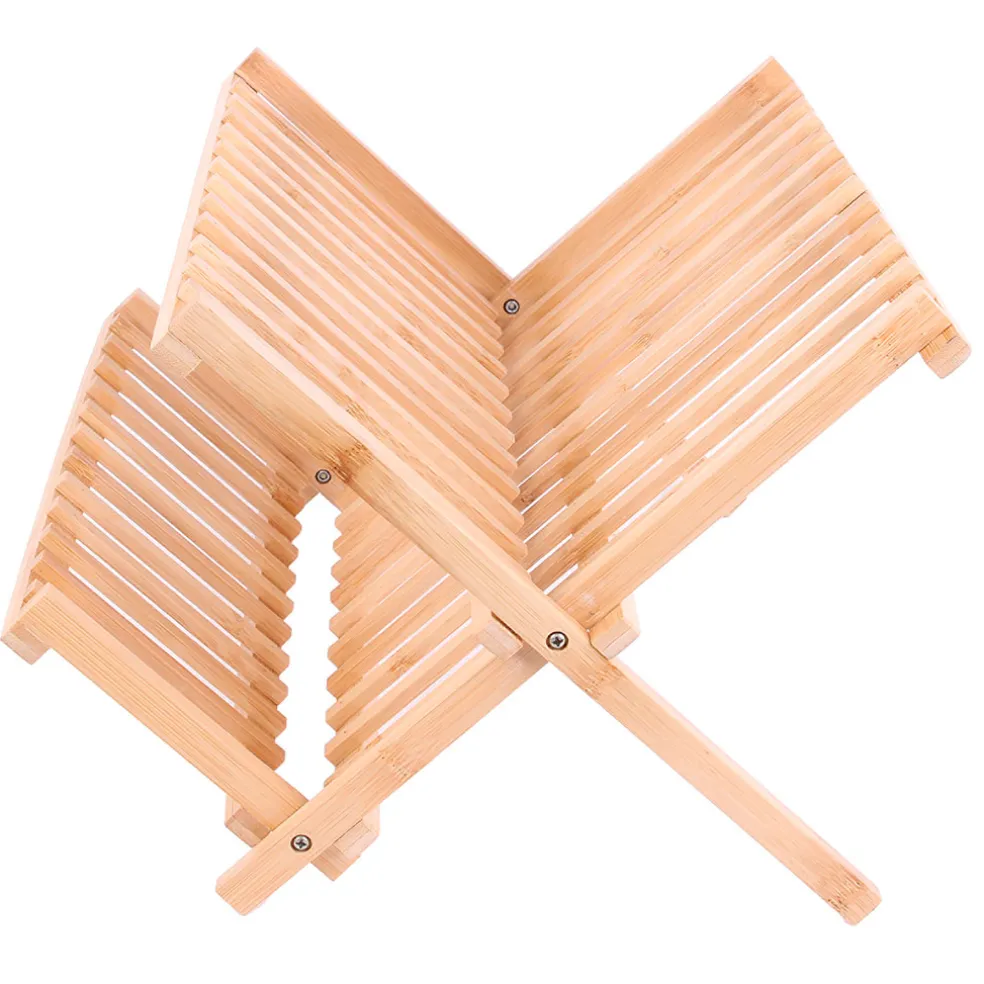 Egouttoir à vaisselle en bambou