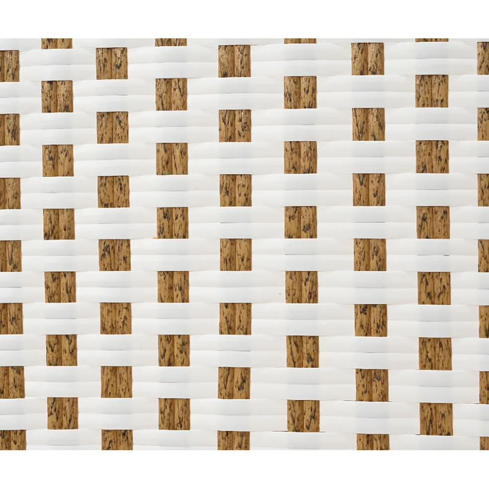 Ensemble table et chaises de jardin en résine naturelle - Bellano