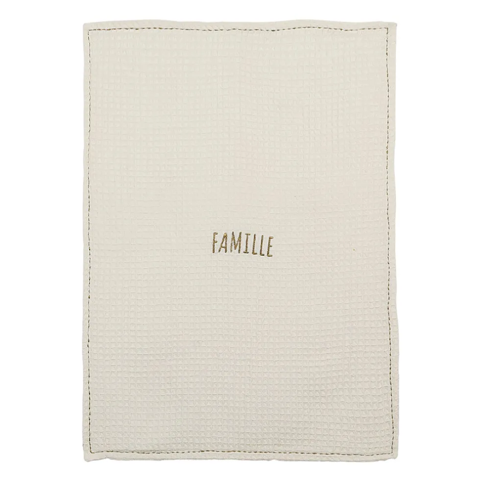 Essuie mains en coton ecru 50x70cm - Beezz