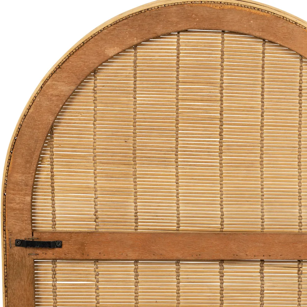 Etagere murale 3 niveaux en bambou naturel h80cm - Plaka