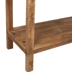 Etagère 3 niveaux en bois recyclé naturel 90x35xh100cm - Campagne