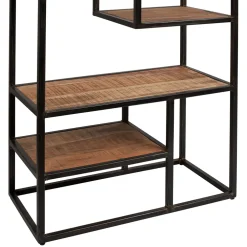 Etagère en fer vieilli et bois d' acacia H170cm - Factory