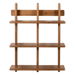 Etagère murale 3 niveaux en sapin naturel H78cm - Tradition