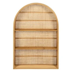 Etagère murale 3 niveaux en rotin naturel H91cm - Essencia