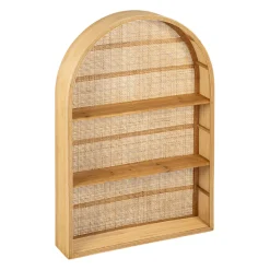 Etagère murale 3 niveaux en rotin naturel H91cm - Essencia