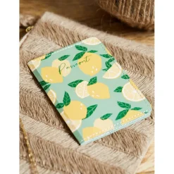 Etui passeport x2 multicolore 10x15cm papier coton recyclé - Retro Summer