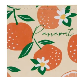 Etui passeport x2 multicolore 10x15cm papier coton recyclé - Retro Summer